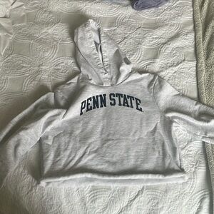 League PSU Penn State University Nittany Lions Crop Top Sweatshirt Hoodie Hoody